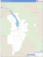 Broadwater County, MT Wall Map