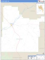 Custer County, MT Wall Map