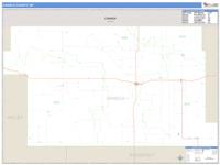 Daniels County, MT Wall Map Zip Code