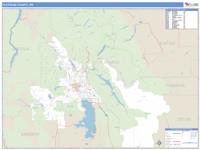 Flathead County, MT Wall Map Zip Code