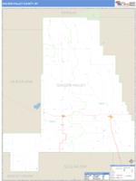 Golden Valley County, MT Wall Map Zip Code