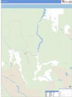 Lincoln County, MT Wall Map Zip Code