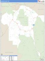 Madison County, MT Wall Map Zip Code