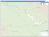 Mineral County, MT Wall Map Zip Code