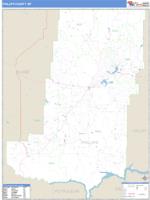 Phillips County, MT Wall Map Zip Code