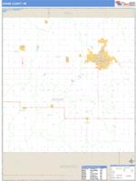 Adams County, NE Wall Map