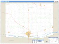 Buffalo County, NE Wall Map Zip Code