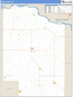 Cedar County, NE Wall Map Zip Code