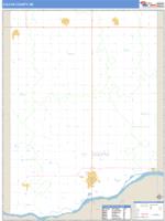Colfax County, NE Wall Map Zip Code