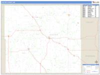 Custer County, NE Wall Map