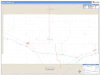 Deuel County, NE Wall Map Zip Code