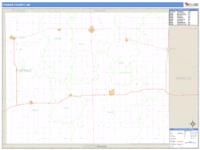 Furnas County, NE Wall Map Zip Code
