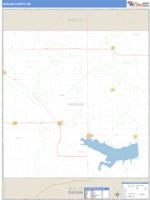 Harlan County, NE Wall Map Zip Code