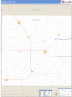 Howard County, NE Wall Map Zip Code