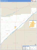Merrick County, NE Wall Map Zip Code