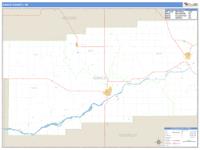 Nance County, NE Wall Map Zip Code