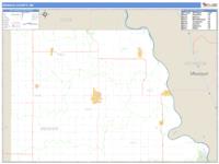 Nemaha County, NE Wall Map Zip Code