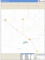 Pierce County, NE Wall Map Zip Code