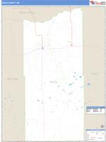 Rock County, NE Wall Map Zip Code