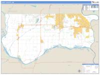 Sarpy County, NE Wall Map Zip Code