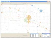 Scotts Bluff County, NE Wall Map