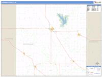Sherman County, NE Wall Map Zip Code