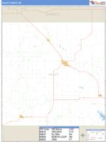 Valley County, NE Wall Map Zip Code