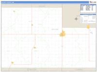 Wayne County, NE Wall Map Zip Code