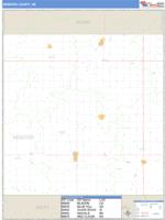 Webster County, NE Wall Map Zip Code
