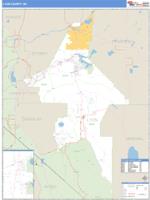 Lyon County, NV Wall Map Zip Code