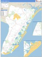 Cape May County, NJ Wall Map Zip Code