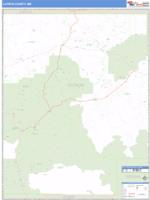 Catron County, NM Wall Map Zip Code