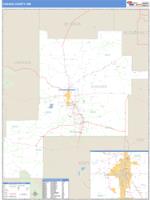 Chaves County, NM Wall Map Zip Code