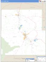 Eddy County, NM Wall Map Zip Code