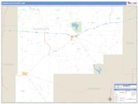Guadalupe County, NM Wall Map Zip Code