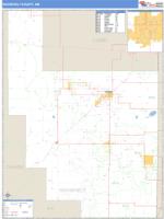 Roosevelt County, NM Wall Map Zip Code