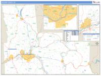 Broome County, NY Wall Map Zip Code