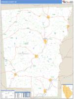 Chenango County, NY Wall Map Zip Code