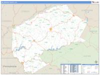 Delaware County, NY Wall Map