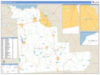 Madison County, NY Wall Map Zip Code