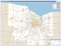 Monroe County, NY Wall Map Zip Code