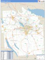 Onondaga County, NY Wall Map Zip Code