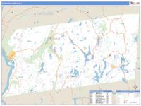 Putnam County, NY Wall Map Zip Code