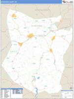 Schoharie County, NY Wall Map Zip Code