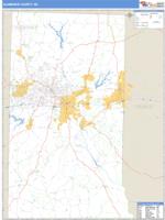 Alamance County, NC Wall Map