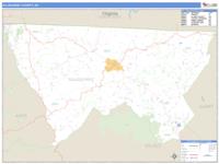 Alleghany County, NC Wall Map Zip Code
