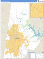 Durham County, NC Wall Map Zip Code