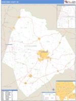 Edgecombe County, NC Wall Map