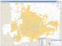 Forsyth County, NC Wall Map Zip Code