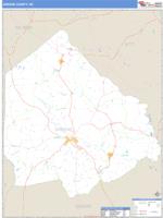Greene County, NC Wall Map Zip Code